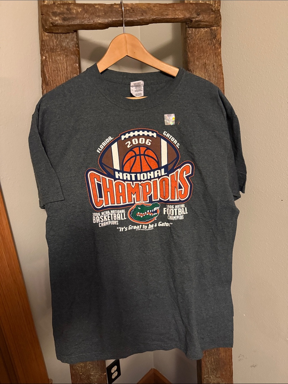 Florida Gators 2006 National Champions Dark Gray T-Shirt